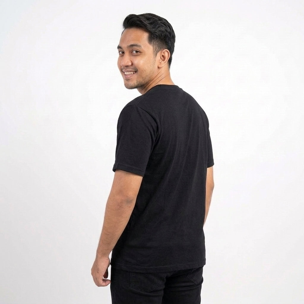 Dagadu Kaos Pria Lengan Pendek Reguler Malioboro Mas Cotton Combed 24S