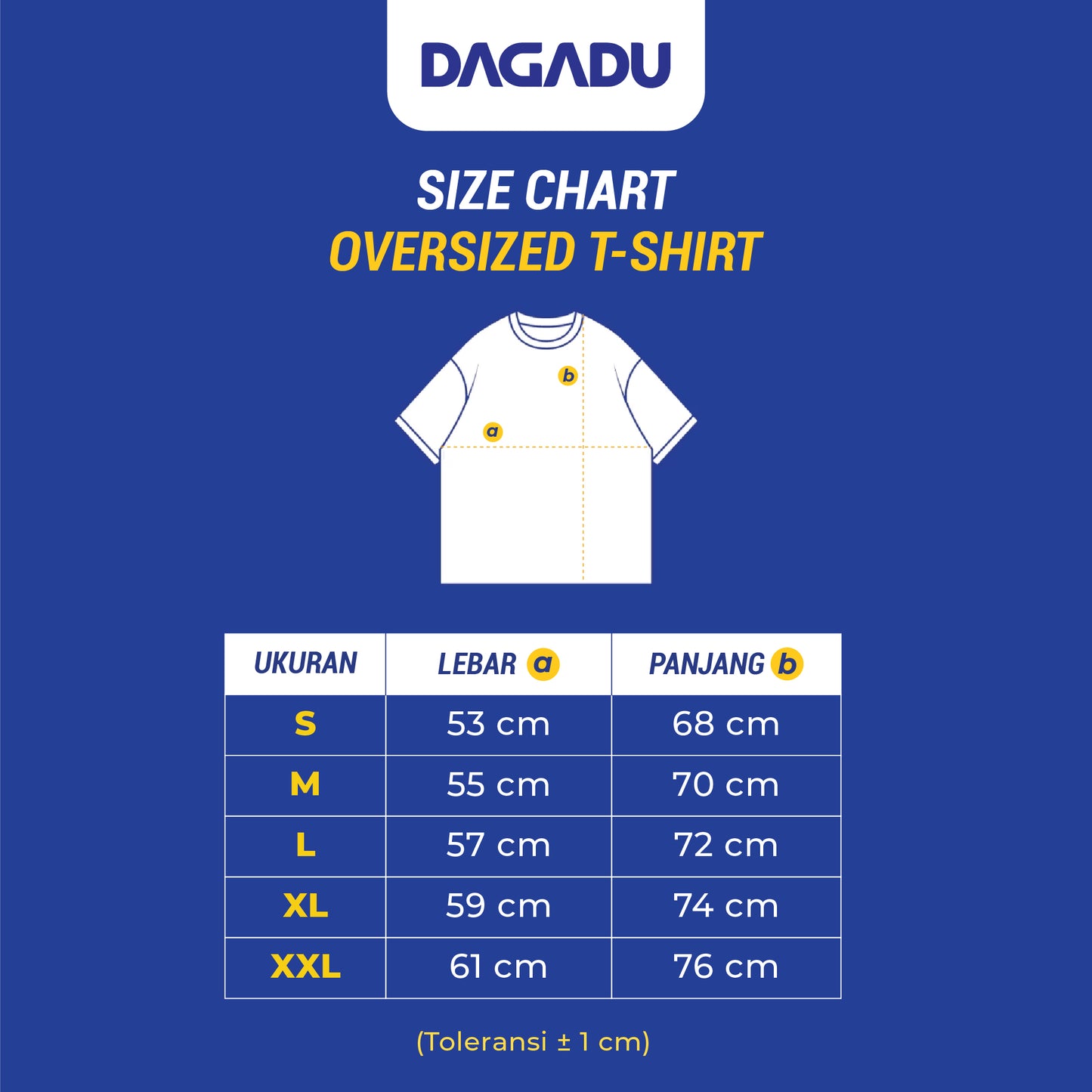 Dagadu Kaos Oversize NTYFR BW - Putih