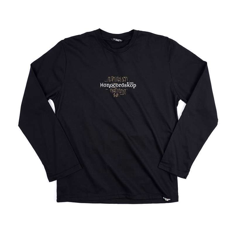 Dagadu T-Shirt Long Sleeve Honocoroskop | Kaos Lengan Panjang Pria Wanita | Cotton Combed