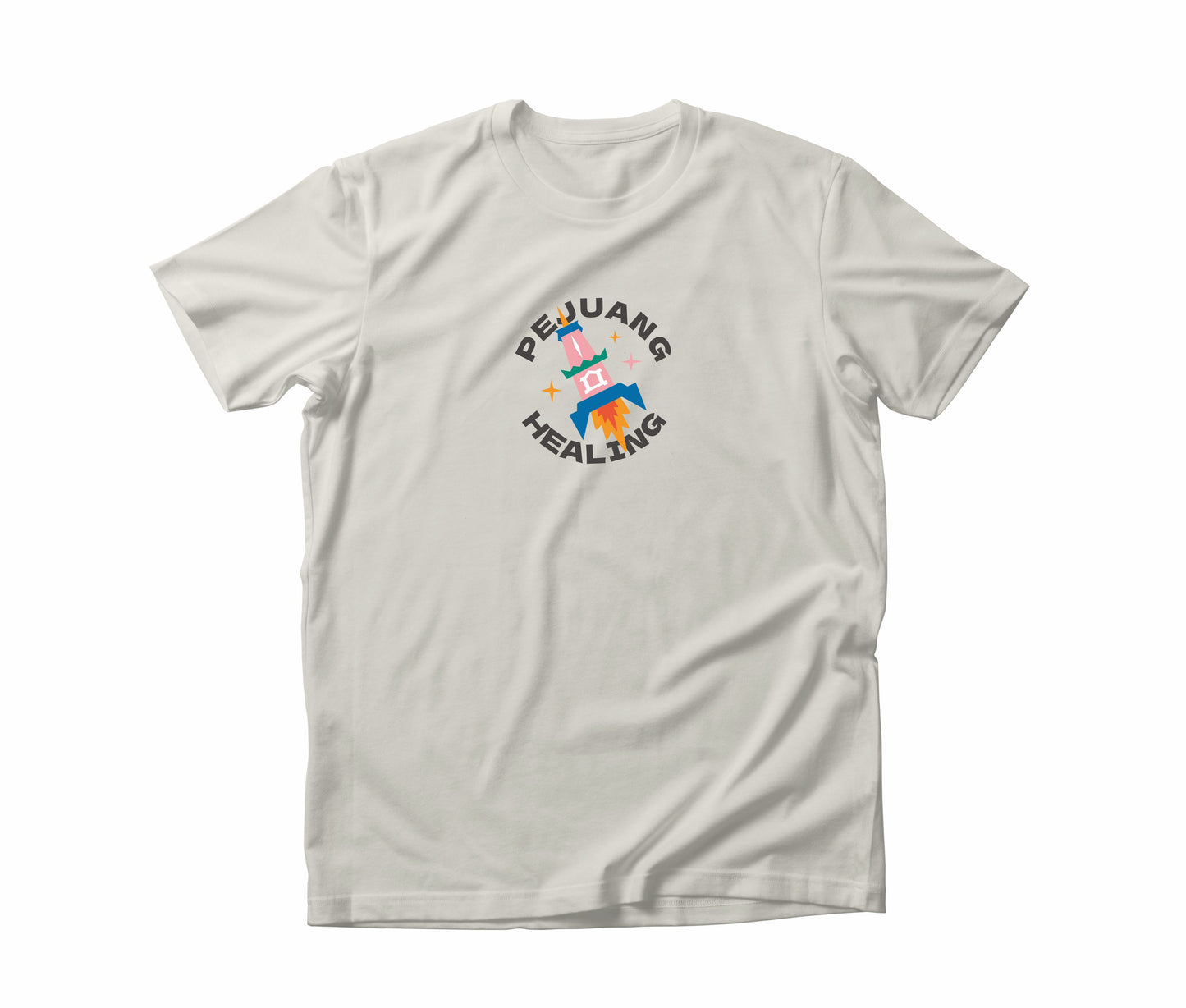 Dagadu Kaos Pria Lengan Pendek Reguler Custom Pejuang Healing
