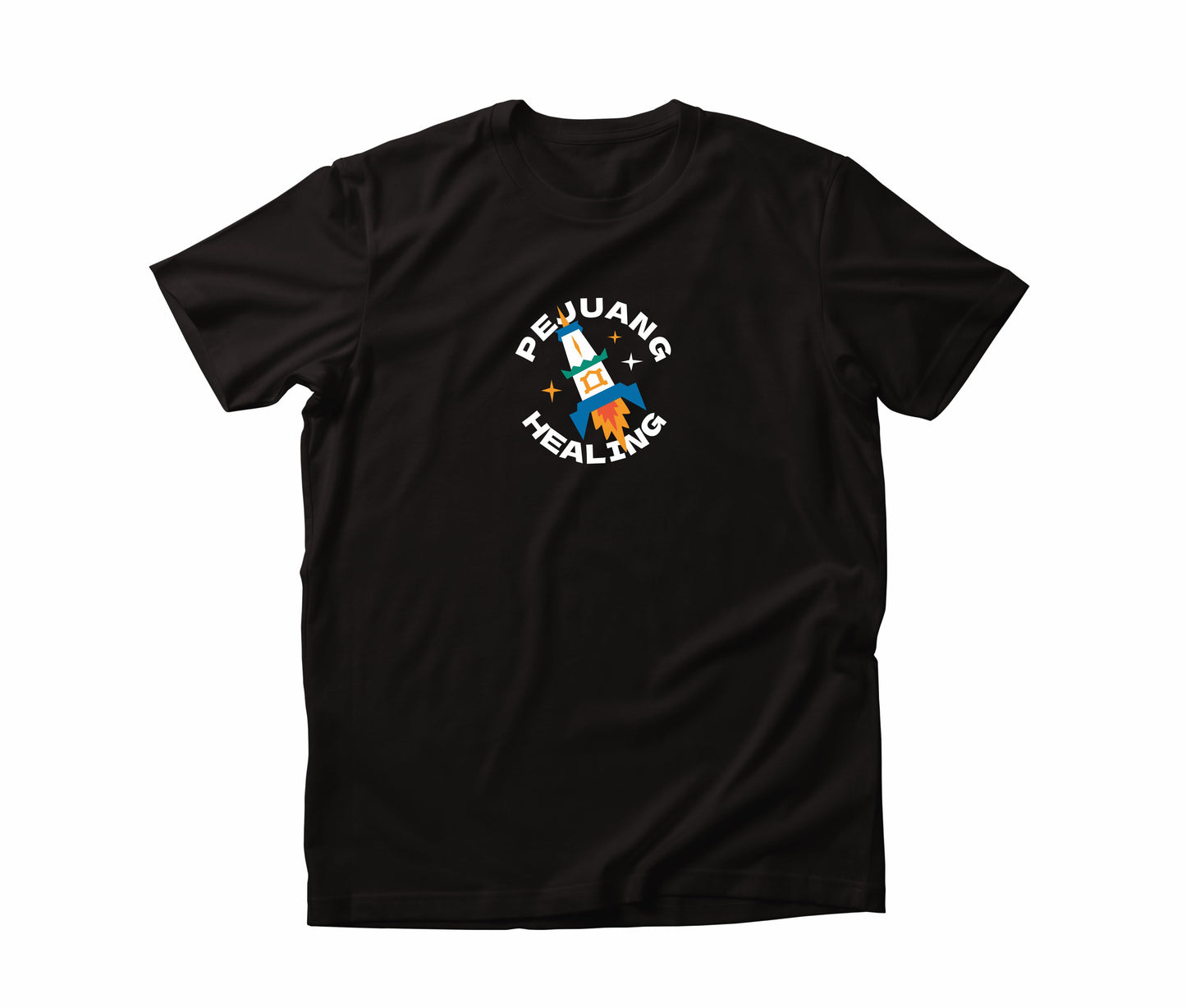 Dagadu Kaos Pria Lengan Pendek Reguler Custom Pejuang Healing