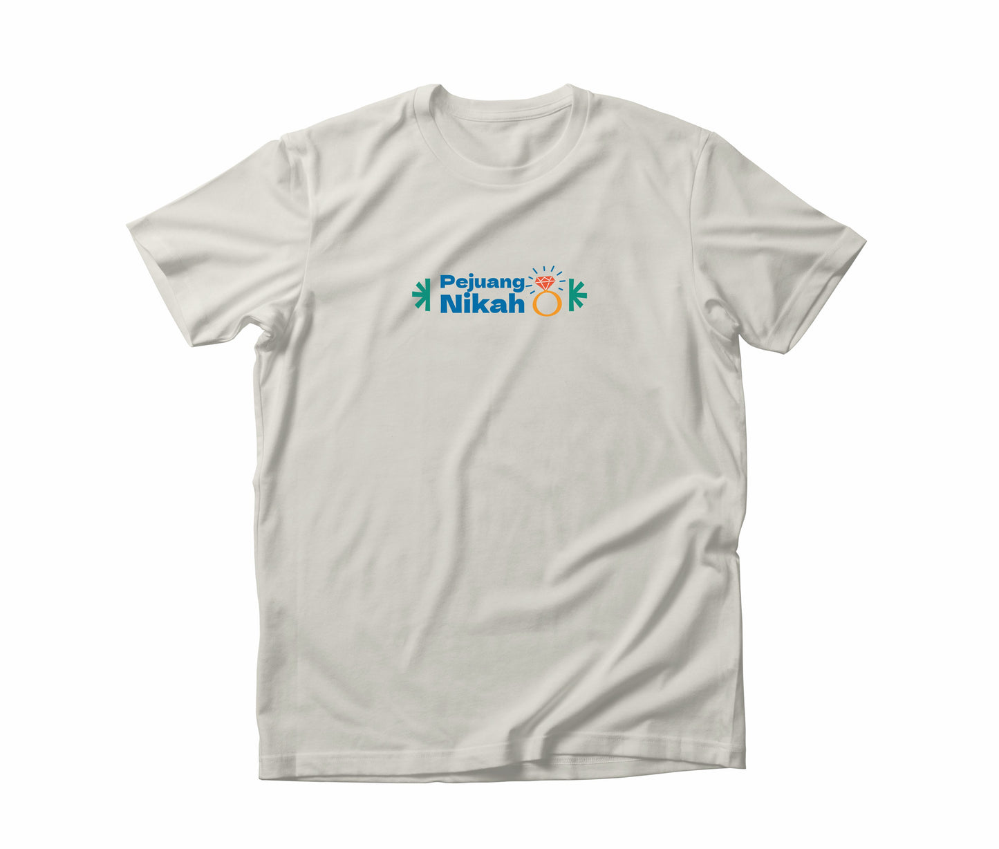 Dagadu Kaos Pria Lengan Pendek Reguler Custom Pejuang Nikah