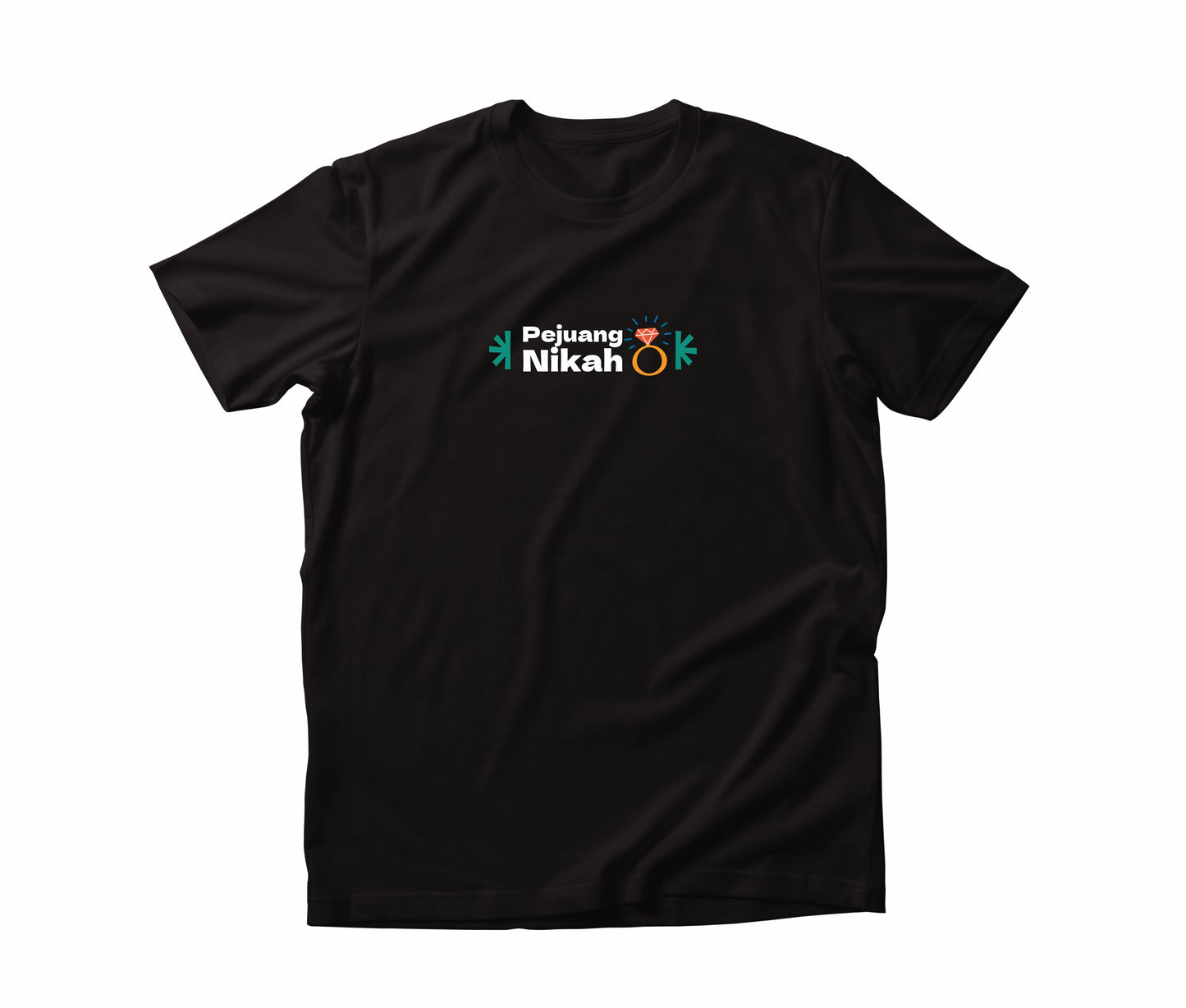 Dagadu Kaos Pria Lengan Pendek Reguler Custom Pejuang Nikah