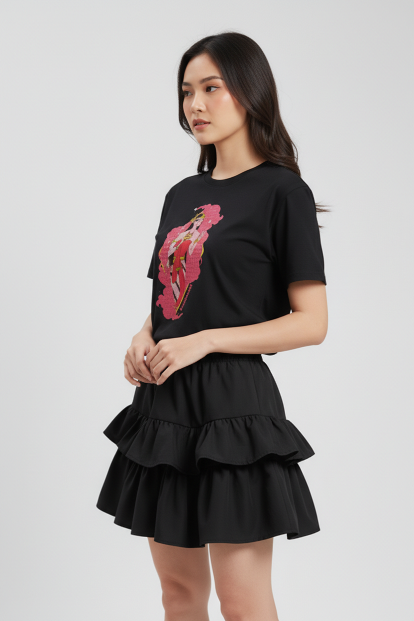 Dagadu T-shirt Regular Wayang Mae - Kaos Unisex