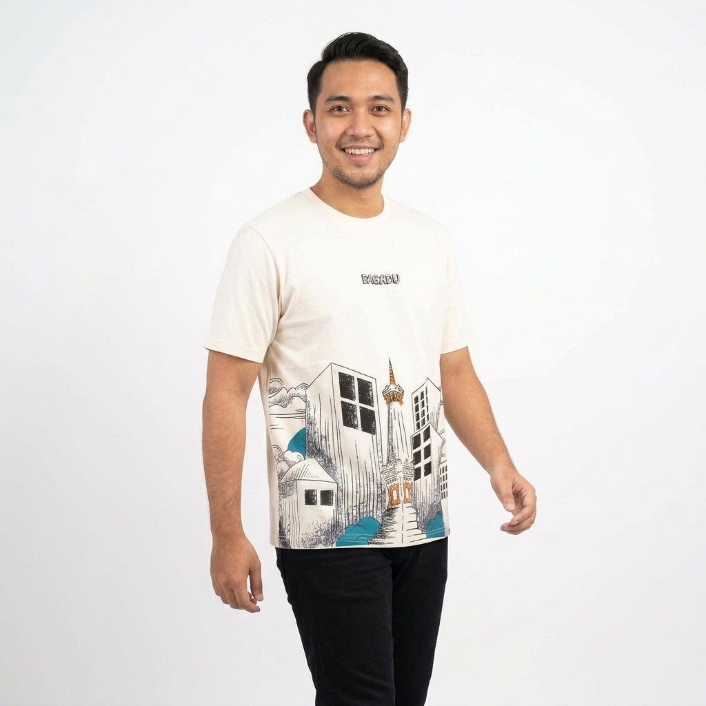 Dagadu T-Shirt Regular Scape Kaos Unisex