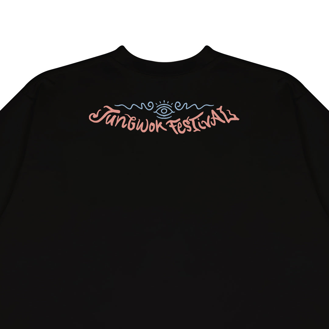 Pre Order Kaos Merch Jungwok x Dagadu Color - Hitam