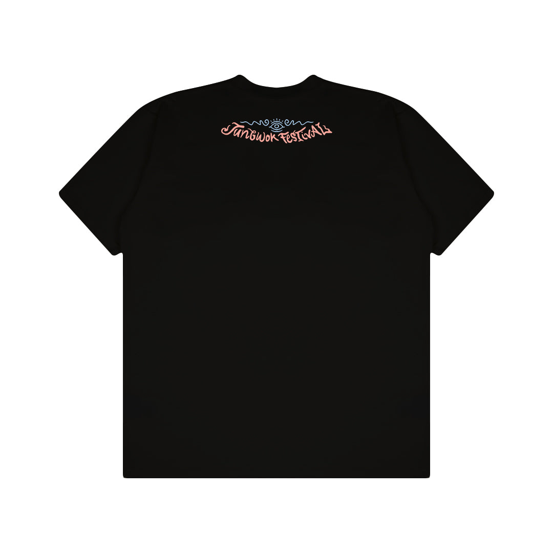 Pre Order Kaos Merch Jungwok x Dagadu Color - Hitam