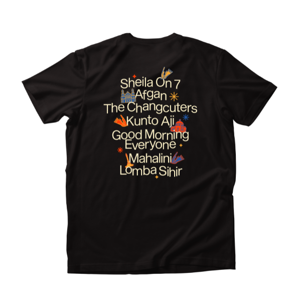 Dagadu X Live Project 2026 Kaos Line Up Official Merch