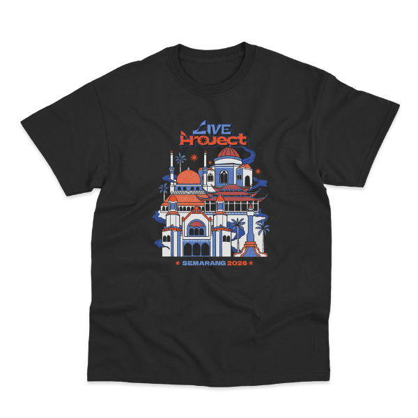 Dagadu X Live Project 2026 Kaos Reguler Official Merch
