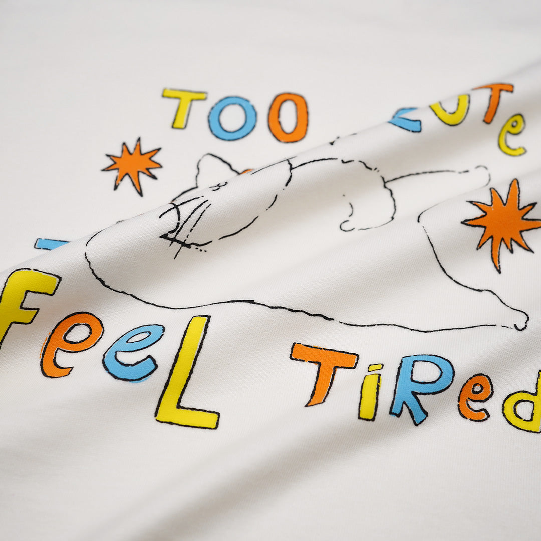 Dagadu Kaos Too Cute - Off White