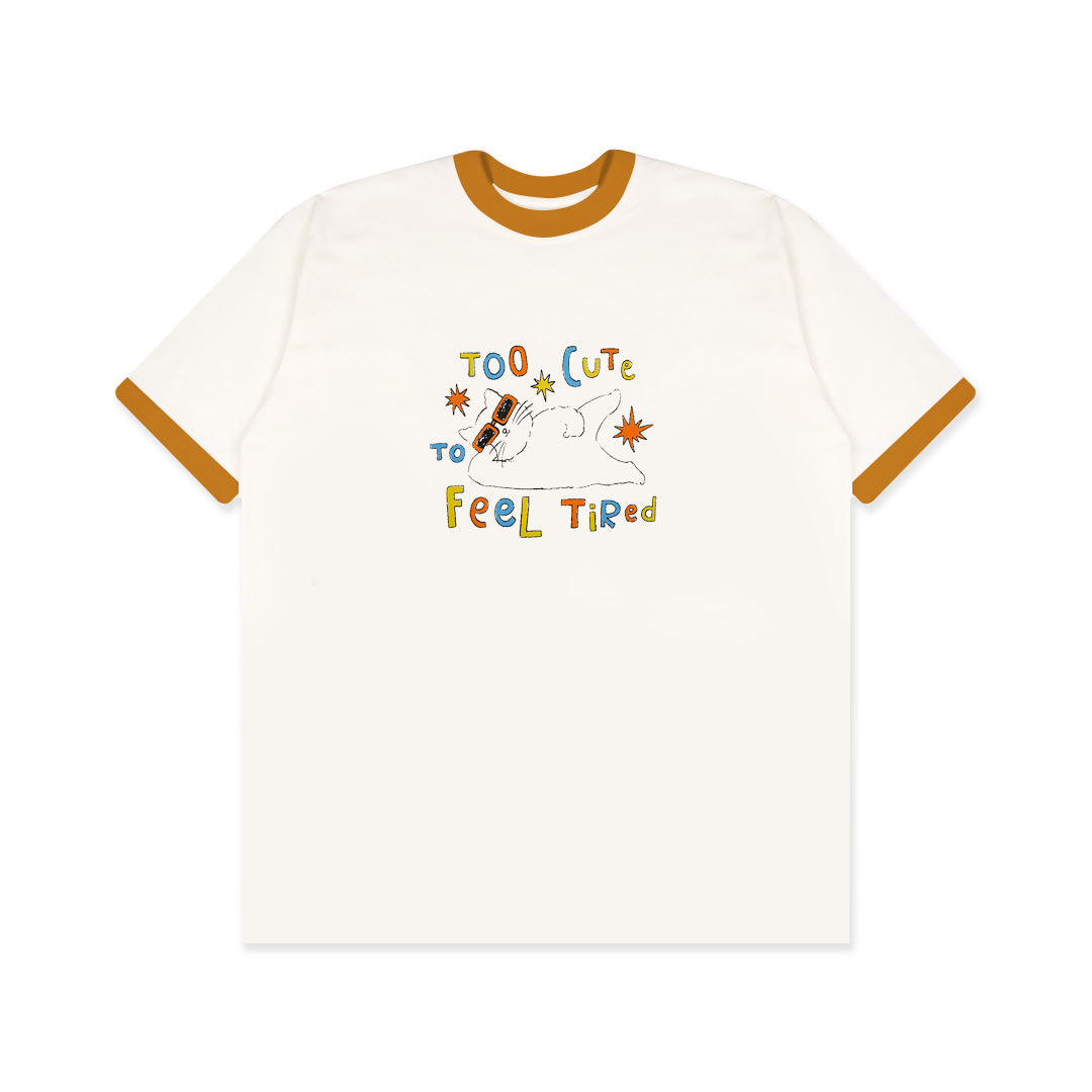 Dagadu Kaos Too Cute - Off White