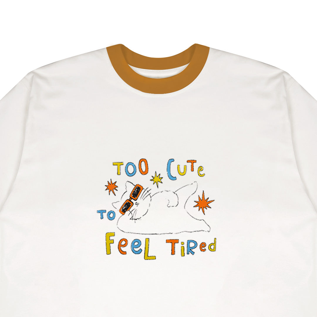 Dagadu Kaos Too Cute - Off White