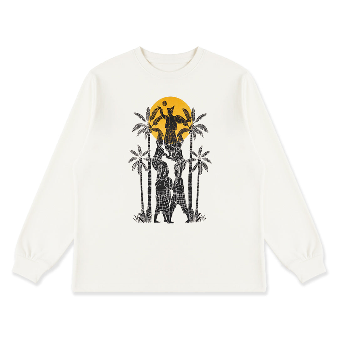 Dagadu T-shirt Long Sleeve Regular Paraga - Kaos Unisex