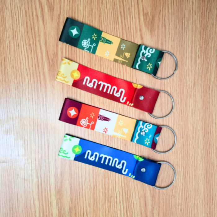 Dagadu Ganci Lanyard Keychain Colorful