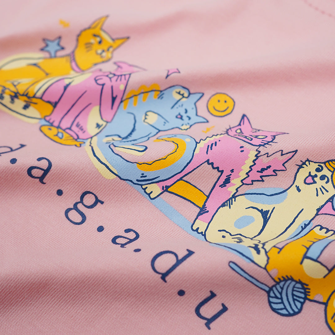 Dagadu Kaos Anak 0-7 Tahun Dakucing  - Blushing Rose