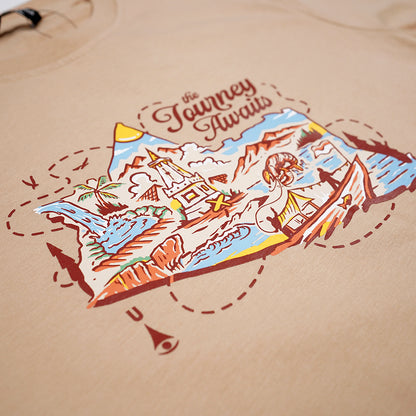 Dagadu Kaos Anak 0-7 Tahun Journey - Beige