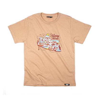 Dagadu Kaos Anak 0-7 Tahun Journey - Beige