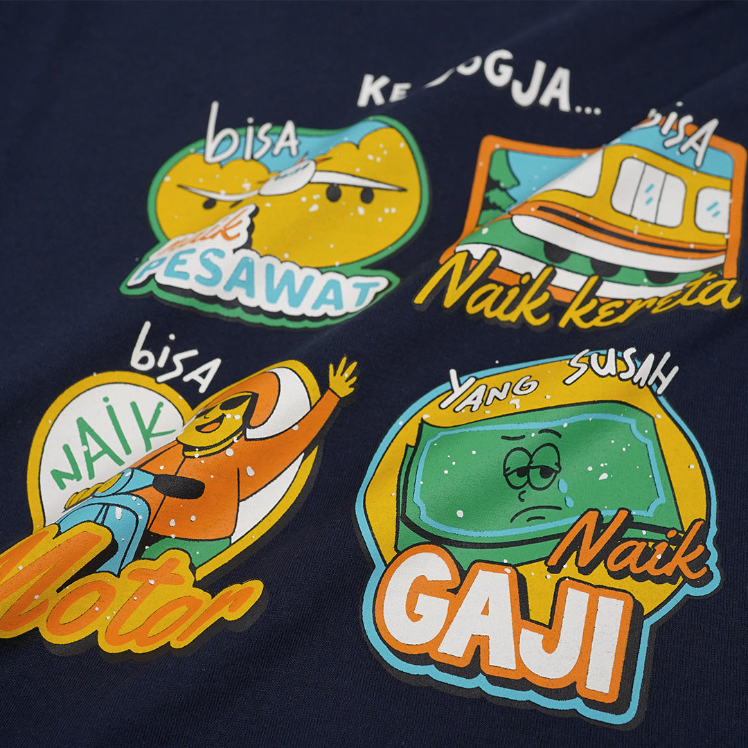 Dagadu Kaos Djokdja Naik Gaji - Navy