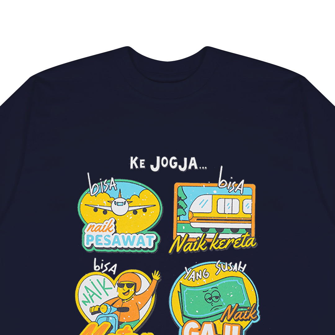 Dagadu Kaos Djokdja Naik Gaji - Navy