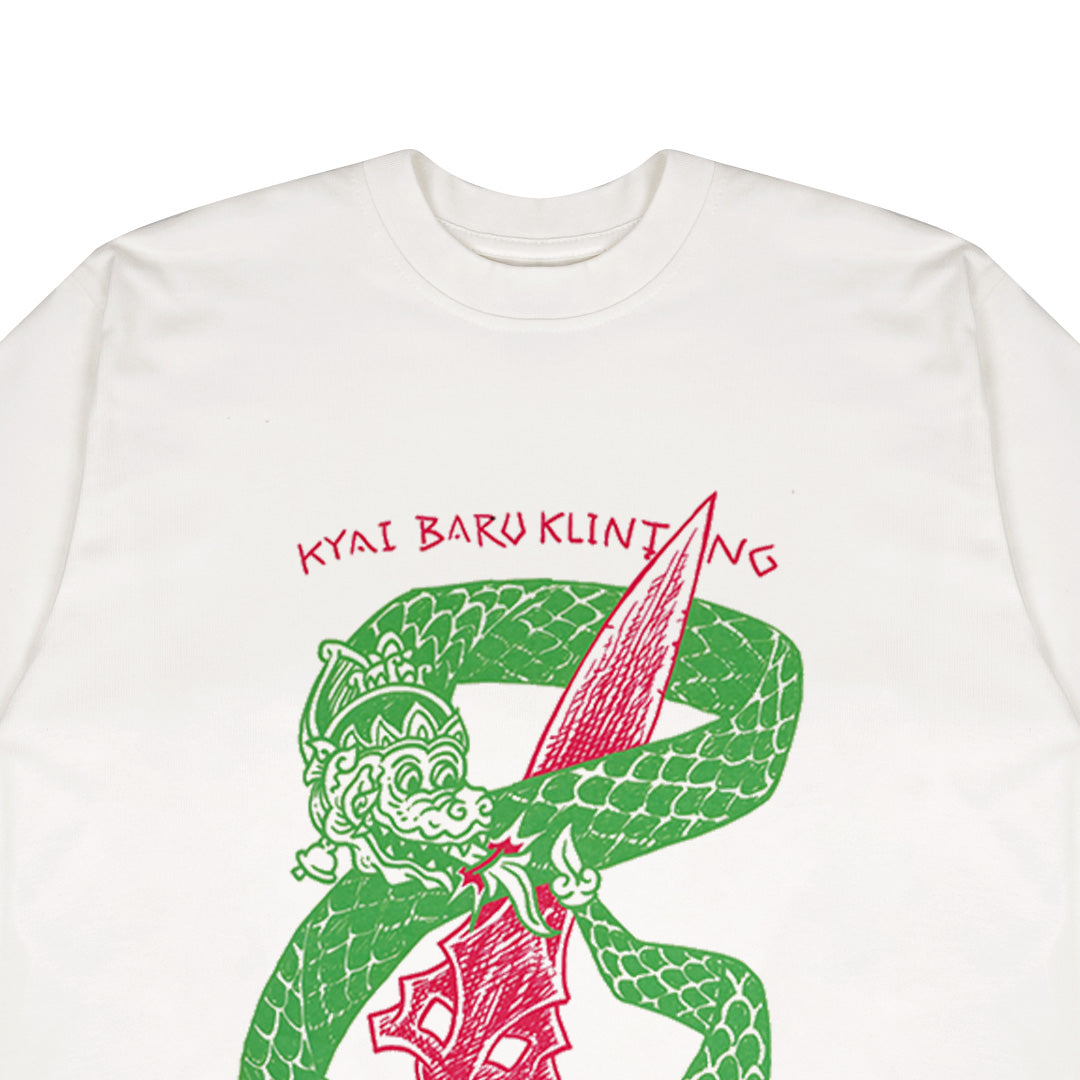 Dagadu Kaos Legacy Kyai Baru Klinting - Off White