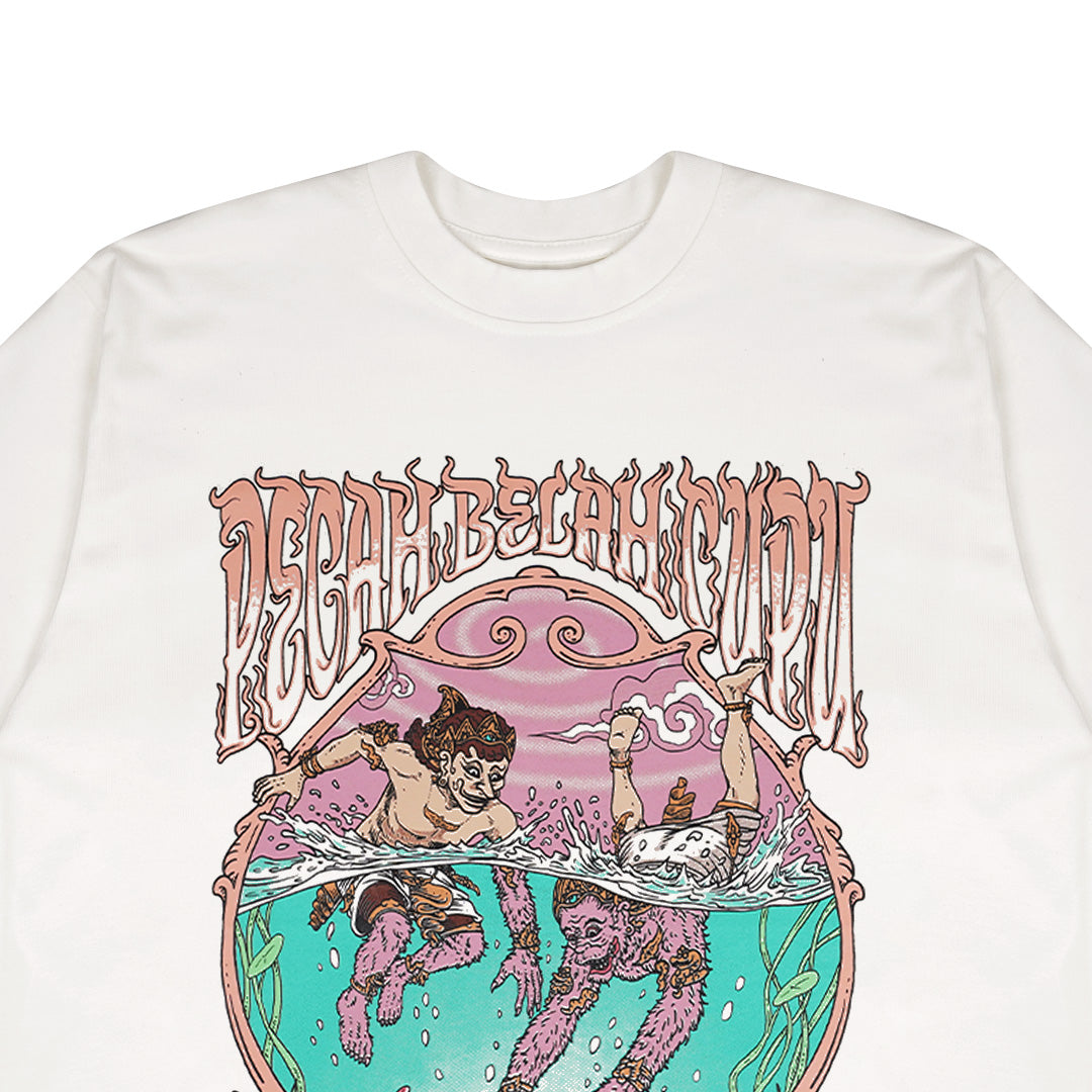 Dagadu Kaos Legacy Pecah Belah Cupu - Off White