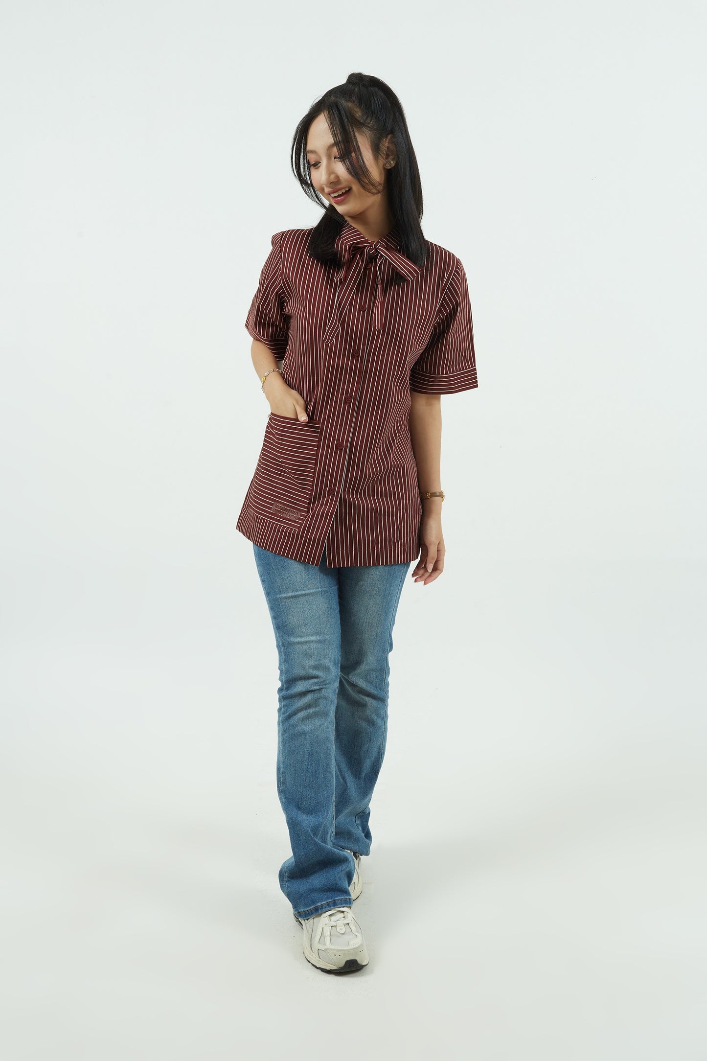 Dagadu Ladies Shirt Stripe