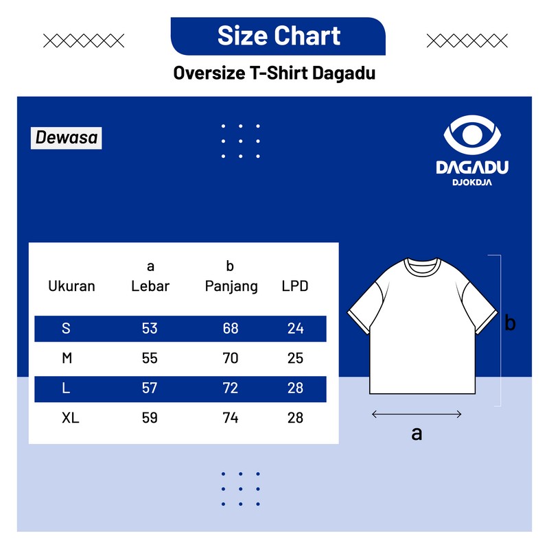 Dagadu Official Merch Garasi Drift Kaos Oversize - Hitam