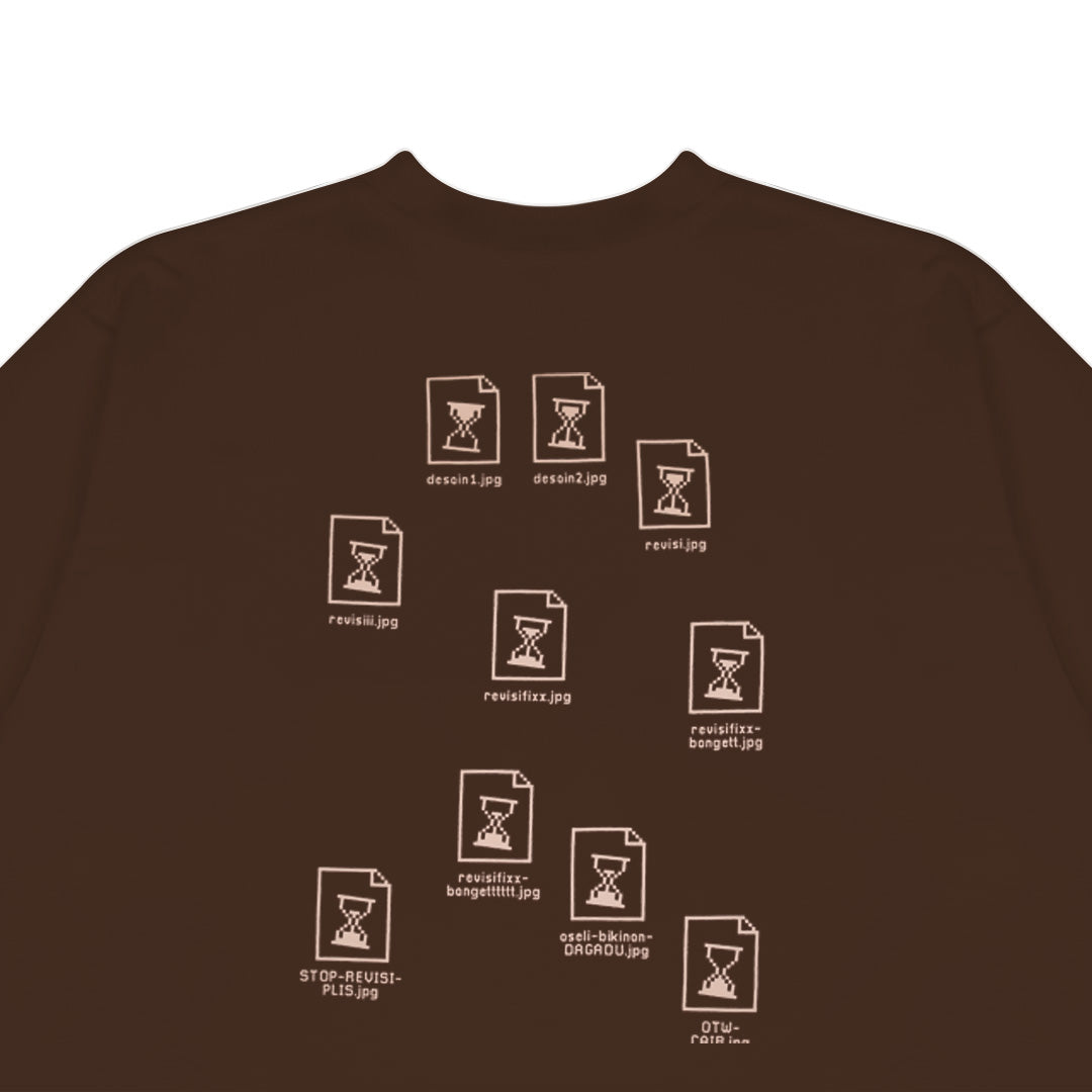 Dagadu T-Shirt Long Sleeve Revisi | Kaos Lengan Panjang Pria Wanita | Cotton Combed