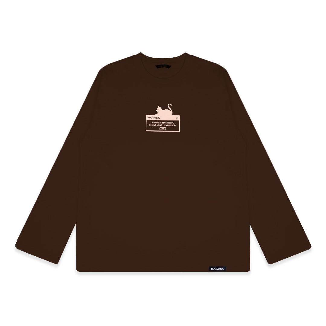 Dagadu T-Shirt Long Sleeve Revisi | Kaos Lengan Panjang Pria Wanita | Cotton Combed