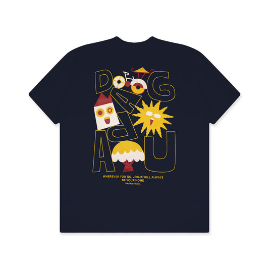 Dagadu T-shirt Regular Wherever You Go I Kaos Lengan Pendek Pria Wanita Unisex I Cotton Combed