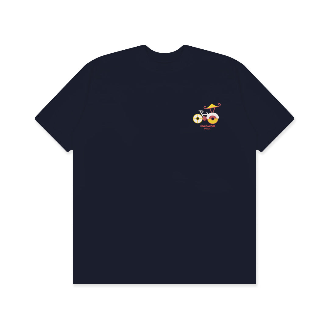 Dagadu T-shirt Regular Wherever You Go I Kaos Lengan Pendek Pria Wanita Unisex I Cotton Combed