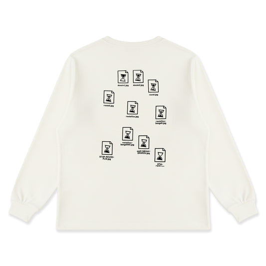 Dagadu T-Shirt Rib Long Sleeve Revisi | Kaos Lengan Panjang Pria Wanita | Cotton Combed