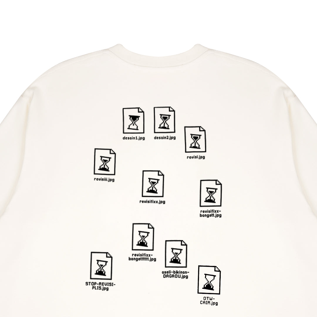 Dagadu T-Shirt Rib Long Sleeve Revisi | Kaos Lengan Panjang Pria Wanita | Cotton Combed