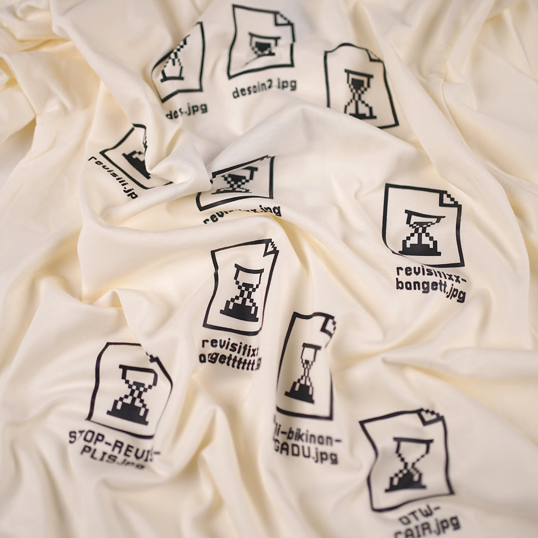 Dagadu T-Shirt Rib Long Sleeve Revisi | Kaos Lengan Panjang Pria Wanita | Cotton Combed