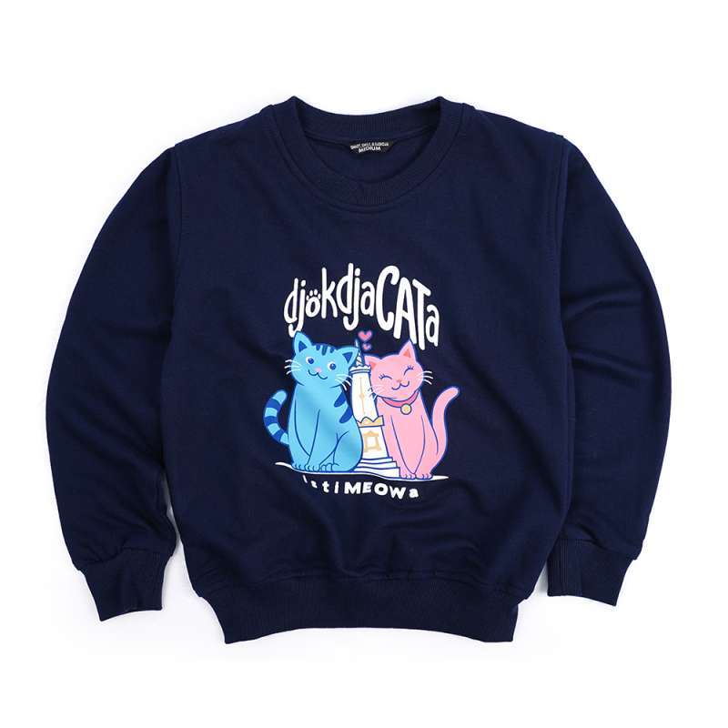 Dagadu Crewneck Anak Usia 0-7 Tahun Jogjacata - Biru Navy