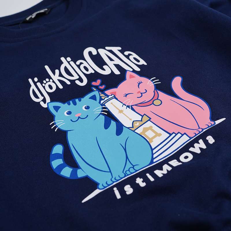 Dagadu Crewneck Anak Usia 0-7 Tahun Jogjacata - Biru Navy