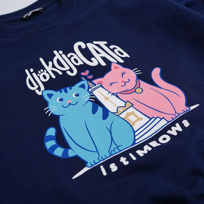 Dagadu Crewneck Anak Usia 0-7 Tahun Jogjacata - Biru Navy