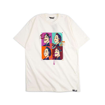 Dagadu Kaos Abdi Warhol - Off White