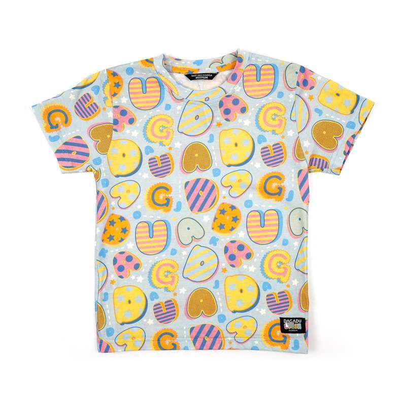 Dagadu Kaos Anak 0-7 Tahun Dag Random - Full Print