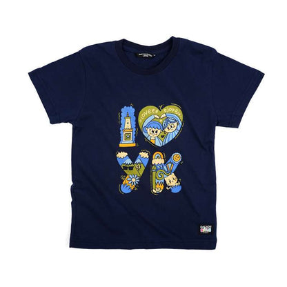 Dagadu Kaos Anak 0-7 Tahun Love Djokdja - Navy