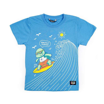 Dagadu Kaos Anak 0-7 Tahun Meluncur Djok - Azure Blue