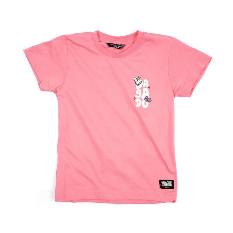 Dagadu Kaos Anak Usia 0-7 Tahun Good Memories - Flamingo Pink