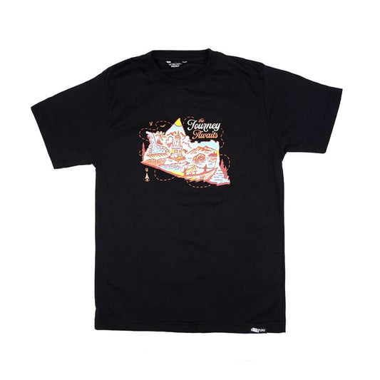 Dagadu Kaos Anak Usia 7-14 Tahun Journey - Hitam