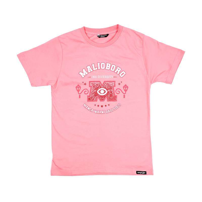 Dagadu Kaos Anak Usia 7-14 Tahun Malioing - Flamingo Pink
