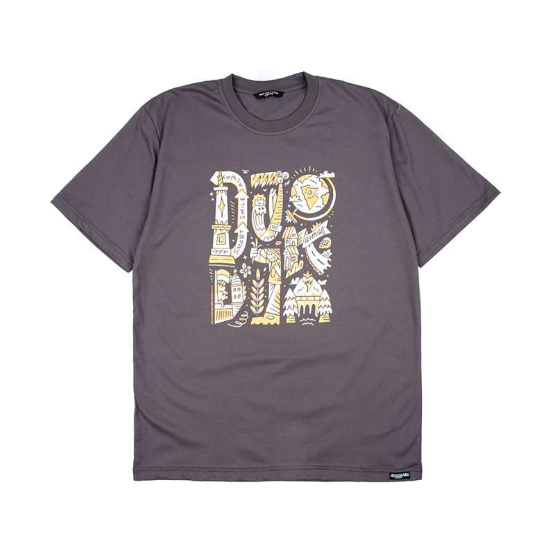 Dagadu Kaos Djokdle - Charcoal