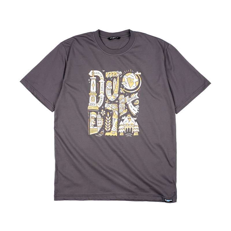 Dagadu Kaos Djokdle - Charcoal