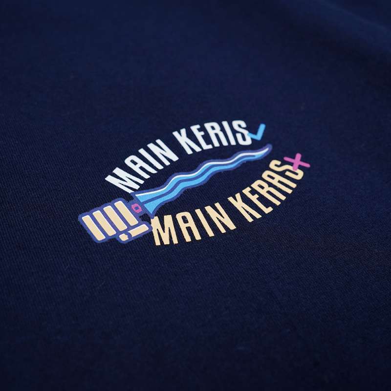 Dagadu Kaos Keras Keris - Biru Navy