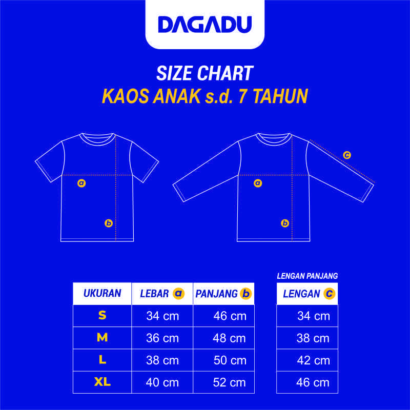 Dagadu Kaos Anak Usia 0-7 Tahun Dagazoo - Hitam