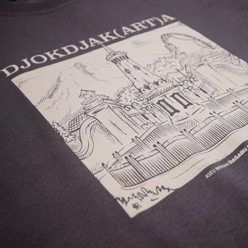 Dagadu Kaos Djokdja ART - Charcoal