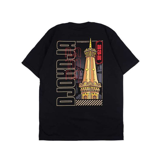 Kaos Dagadu Bigsize Tujep - Hitam